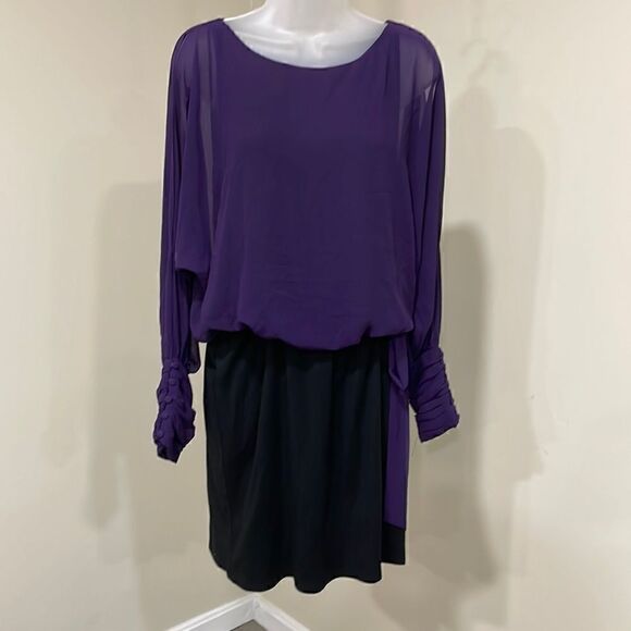W118 by Walter Baker Dresses & Skirts - NWOT W118 Walter Baker Purple and Black Dress. Size M medium 8/10